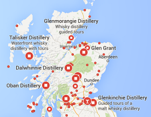 Distilleries in Scotland